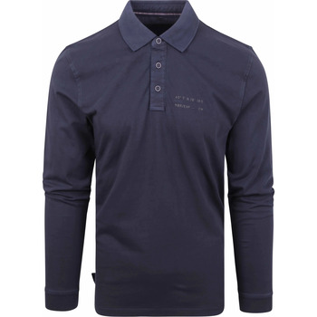 Vêtements Homme T-shirts & Polos Casa Moda Polo Manches Longues Vintage Marine Bleu