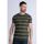 Vêtements Homme T-shirts & Polos Petrol Industries T-Shirt Rugby Vert Foncé Rayé Vert