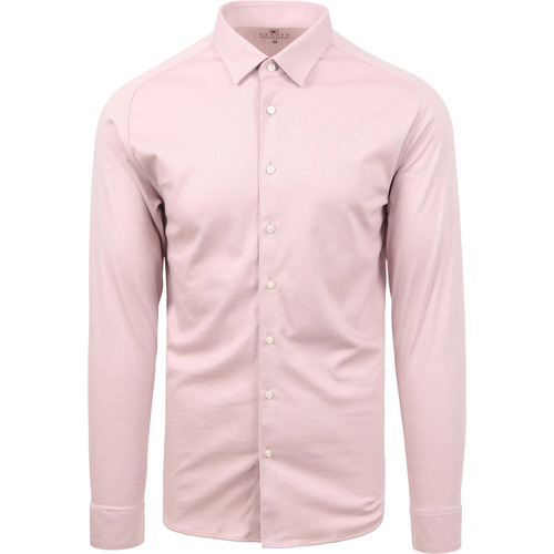 Vêtements Homme Chemises manches longues Desoto Shirt Ironless Kent Pink Rose