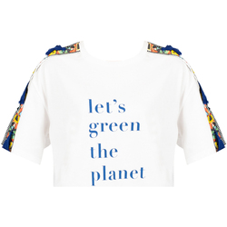Vêtements Femme T-shirts manches courtes Pinko 1E100A Y5WQ | Granadilla Blanc