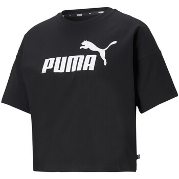 Vêtements Femme T-shirts manches courtes Puma 586866-01 Noir