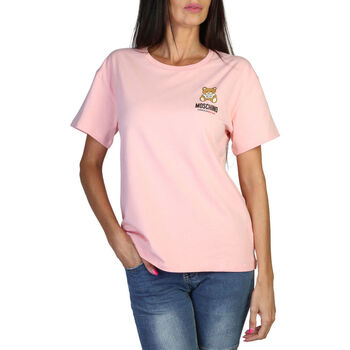 Vêtements Femme T-shirts manches courtes Moschino A0784 4410 A0227 Pink Rose