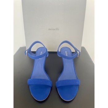 Chaussures Femme Tapis de bain Minelli Sandales à talons Bleu