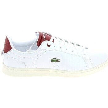 Chaussures Homme Baskets mode Lacoste Carnaby Pro Blanc Rouge Blanc