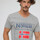 Vêtements Two-Piece T-shirts manches courtes Geographical Norway T-shirt Two-Piece manches courtes Gris