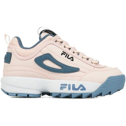 Chaussures Fille Baskets mode Fila cements Disruptor T Kids Rose