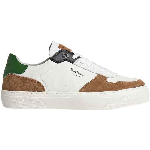Chaussures Homme Baskets basses Pepe Gabbana jeans  Blanc