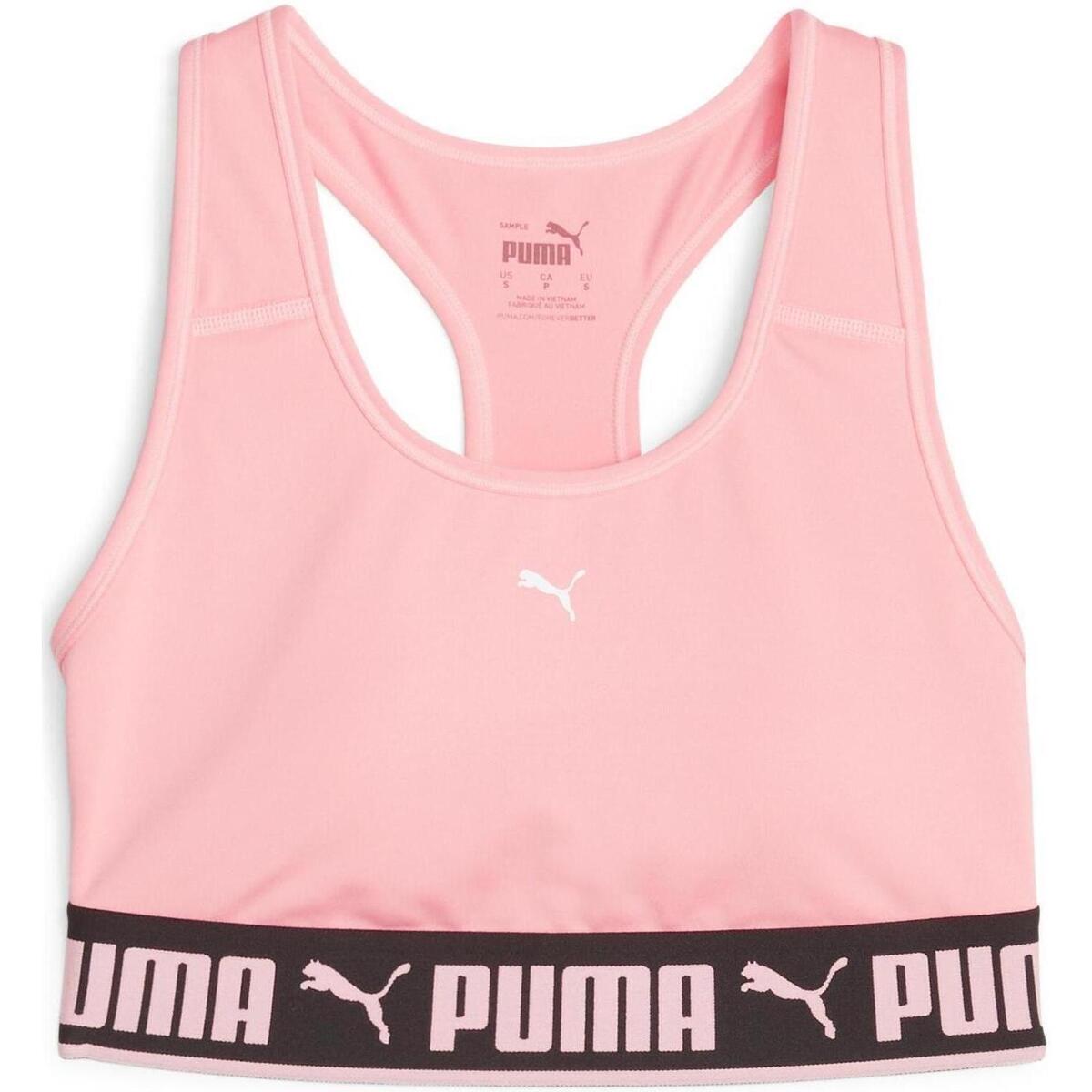 Vêtements Femme Brassières de sport Puma Strong Training Bra Rose