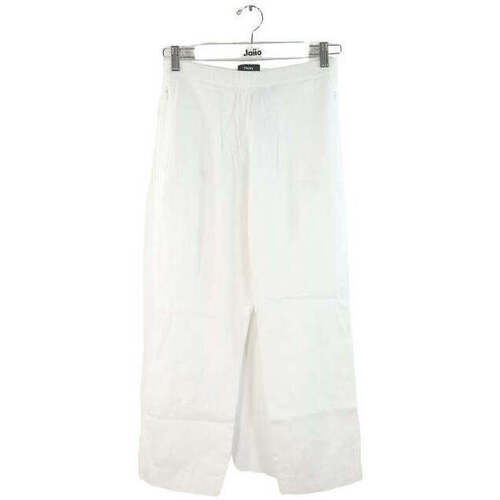 Vêtements Femme Pantalons Theory Pantalon en lin Blanc