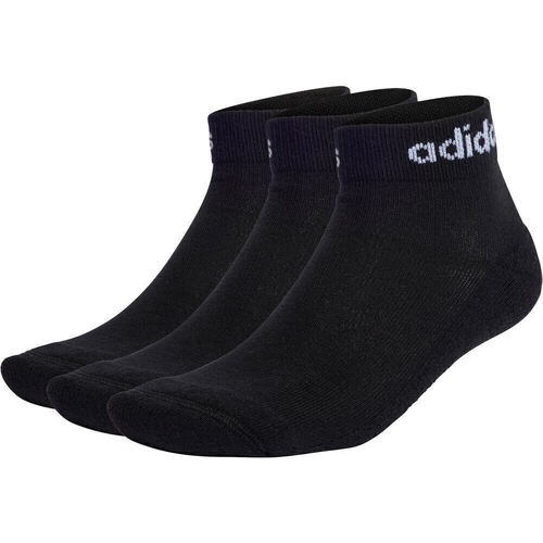 Sous-vêtements Chaussettes de sport wyprzeda adidas Originals C LIN ANKLE 3P Noir