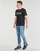 Vêtements Homme T-shirts manches courtes BOSS Tiburt 427 Noir