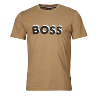 Vêtements Homme T-shirts manches courtes BOSS Tiburt 427 Camel