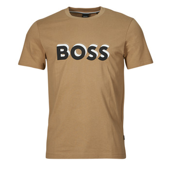Vêtements Homme T-shirts manches courtes BOSS Tiburt 427 Camel