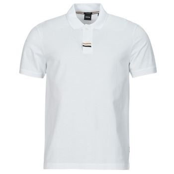 Vêtements Homme Polos manches courtes BOSS Parlay 424 Blanc