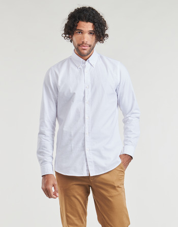 Vêtements Homme Chemises manches longues BOSS Rickert Blanc