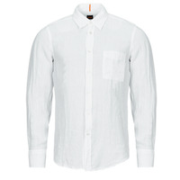 Vêtements Homme Chemises manches longues BOSS Relegant_6 Blanc