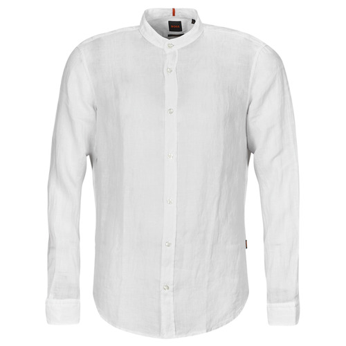 Vêtements Homme Chemises graphic-prints longues BOSS Race_1 Blanc