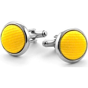 boutons de manchettes suitable  boutons de manchette soie jaune f70 
