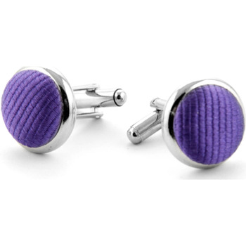 boutons de manchettes suitable  boutons de manchette violet soie f30 
