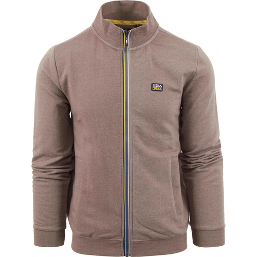 Vêtements Homme Sweats Prada shearling-fur front-zip jacket NZA Cardigan Eyre Mélangé Khaki Kaki