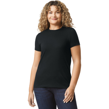 Vêtements Femme T-shirts manches longues Gildan 67000L Noir