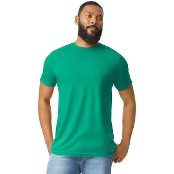 Vêtements T-shirts manches longues Gildan 67000 Vert