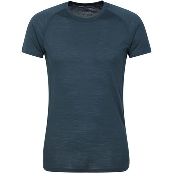 Vêtements Homme T-shirts manches longues Mountain Warehouse Summit II Bleu