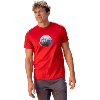 Vêtements Homme T-shirts manches longues Mountain Warehouse Adventure Begins Rouge