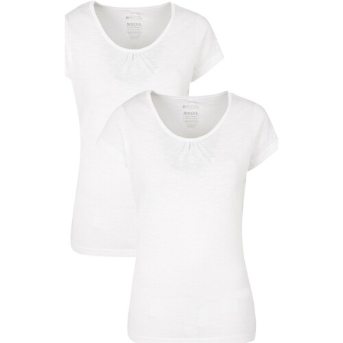 Vêtements Femme T-shirts manches longues Mountain Warehouse Agra Blanc