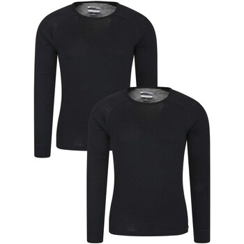 Vêtements Homme T-shirts manches longues Mountain Warehouse MW463 Noir