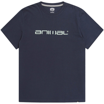 Vêtements Homme T-shirts manches longues Animal MW477 Bleu