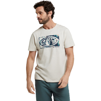 Vêtements Homme T-shirts manches longues Animal MW618 Beige