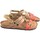 Chaussures Femme Multisport Interbios Sandale femme INTER BIOS 7200 divers Rouge
