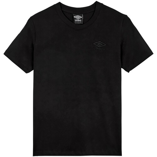 Vêtements Femme T-shirts manches longues Umbro UO1448 Noir