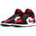 Chaussures Femme Baskets mode Nike AIR JORDAN 1 MID ALTERNATE BRED TOE GS Rouge