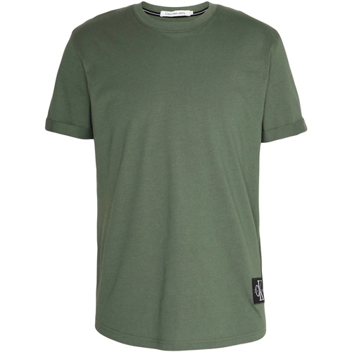 Vêtements Homme Zebra Hooded Sweatshirt Calvin Klein Jeans Tee Shirt manches courtes Vert
