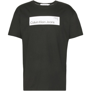 Vêtements Homme T-shirts manches courtes Calvin Klein Jeans Tee Shirt manches courtes Noir