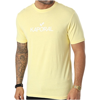 Vêtements Homme T-shirts manches courtes Kaporal Tee Shirt col rond Jaune