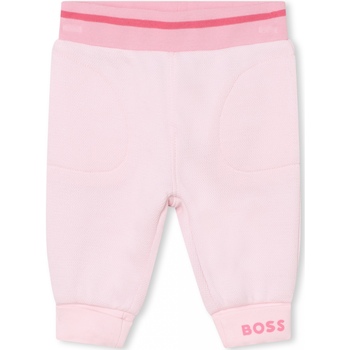 Vêtements Fille Pantalons de survêtement BOSS Jogging bébé taille élastique Rose