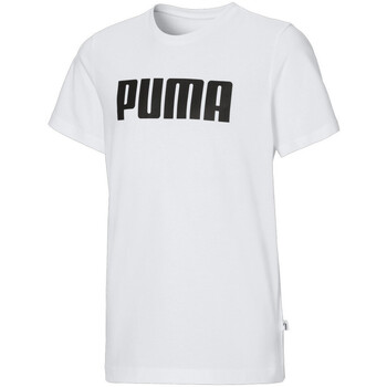 Vêtements Garçon T-shirts manches courtes Puma 854964-05 Blanc