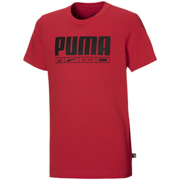 Vêtements Enfant T-shirts manches courtes Puma 847373-03 Rouge