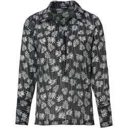 Vêtements Femme T-shirts sweater manches longues Salsa Blouse with collar neck Noir