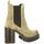 Chaussures Femme Boots Spaziozero Boots cuir velours Beige