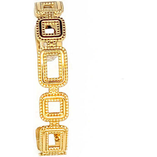Montres & Bijoux Femme Bracelets Douceur d intéri Bracelet doré Amazonite Doré