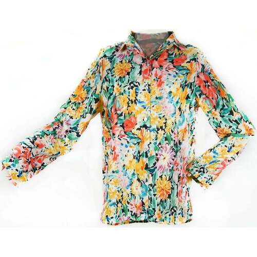 Vêtements Femme Chemises / Chemisiers Robe En Flannelle à Carreaux Chemise fleuri  Gauguin Multicolore