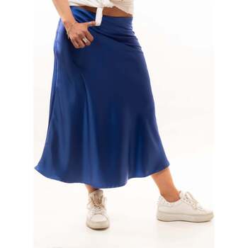 Vêtements Femme Jupes Sab & Jano Jupe longue bleu électrique Romy Bleu