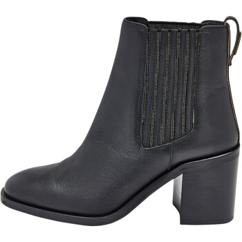 Chaussures Femme comfortable Boots On running Мужская обувь Спортивная обувьlarbi Bottine Cuir Ludy Noir