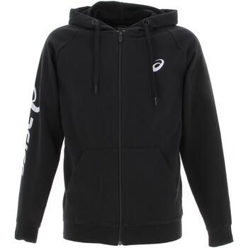 Vêtements Homme Sweats Asics larga Big  fz hoodie Noir