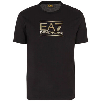 Vêtements Homme T-shirts & Polos Ea7 Emporio cotton Armani Tee-shirt Noir