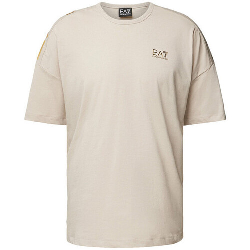 Ea7 Emporio Armani Tee-shirt Beige - Vêtements T-shirts & Polos Homme 81,00  €